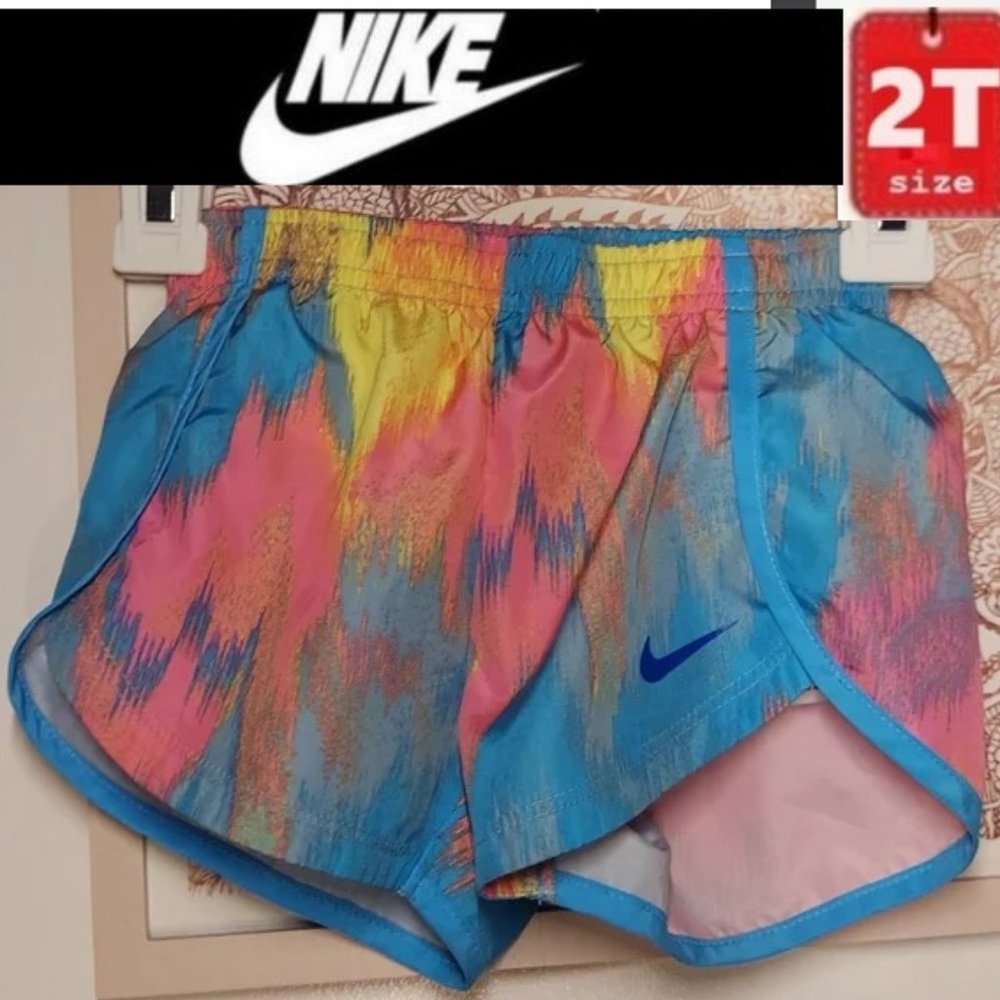 ⭐️ 5/30  2T Nike Dri-Fit shorts,  pink,  yellow, blue